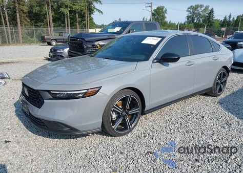 2023 Honda Accord Hybrid Sport из США, поврежденный, VIN 1HGCY2F55PA014566